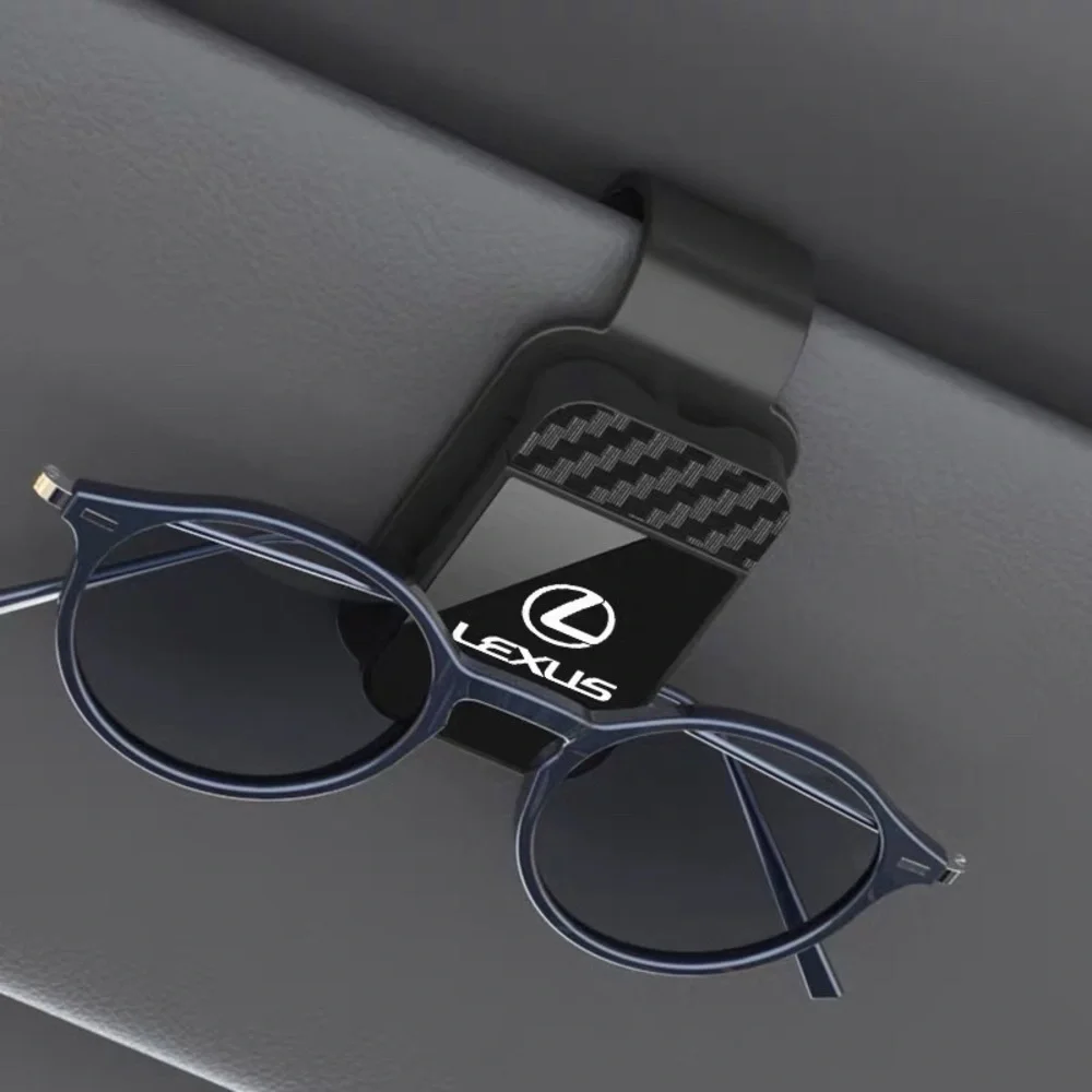 Car Sun Visor Sunglasses Holder Clip – Universal Auto Glasses Clip Organizer